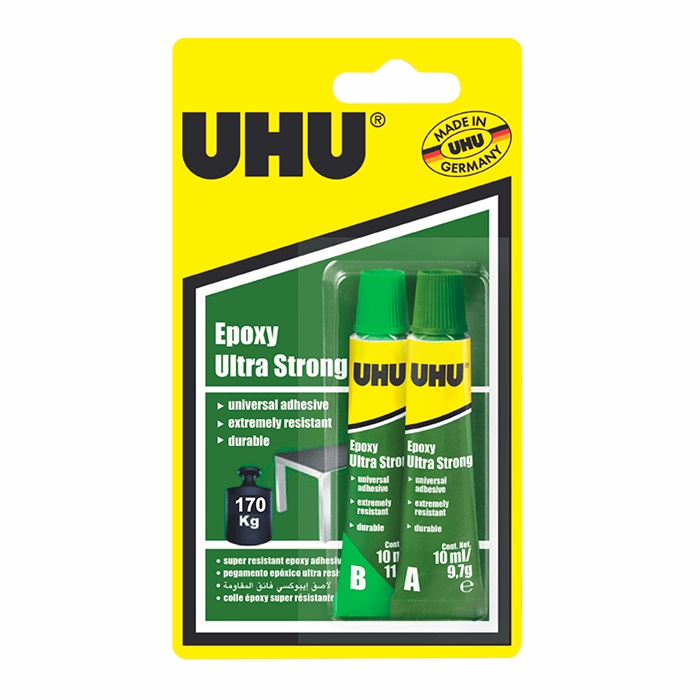 Uhu Epoxy Ultra Strong Glue 2x10ml 137550