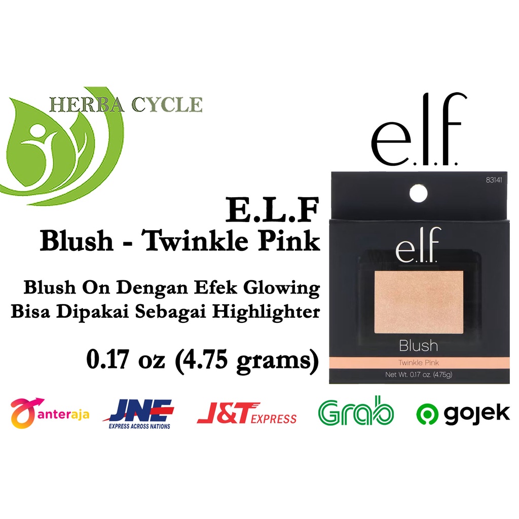 PROMO MURAH!!! ELF Cosmetics, Blush On, Twinkle Pink, (4.75 g) ORI USA