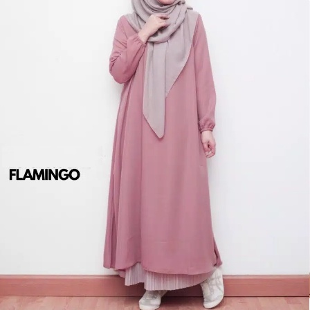 LONG TUNIK Ziper busui | Gamis | Longdress kekinian