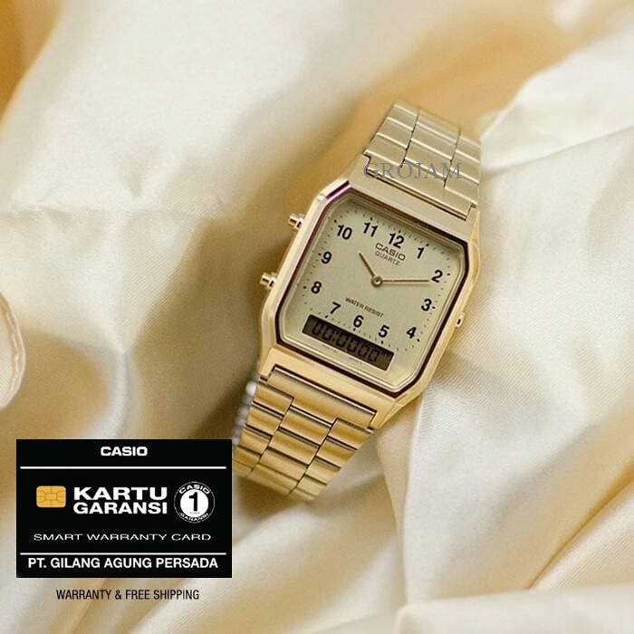 CASIO AQ 230GA AQ-230GA ORIGINAL GARANSI RESMI