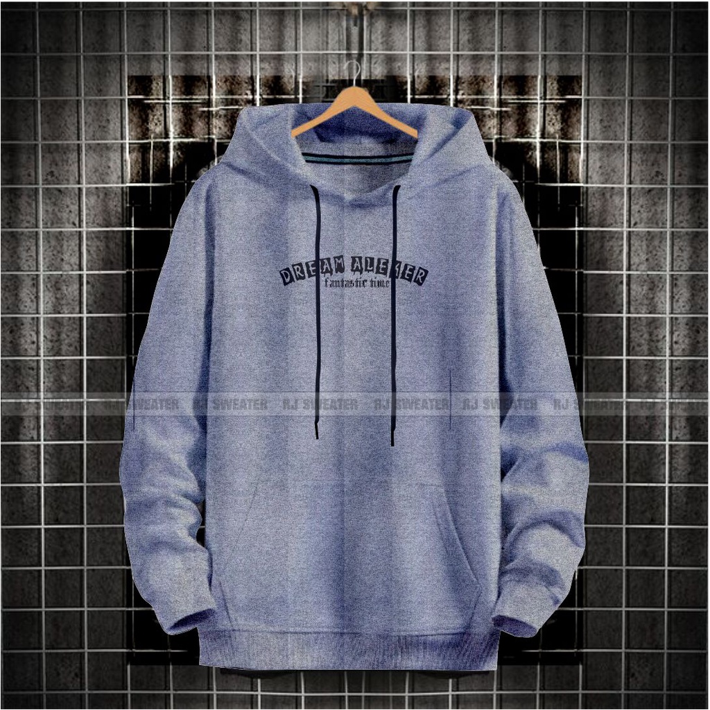 Sweater hoodie pria wanita kekinian DREAM ALEKER / hoodie pria terbaru