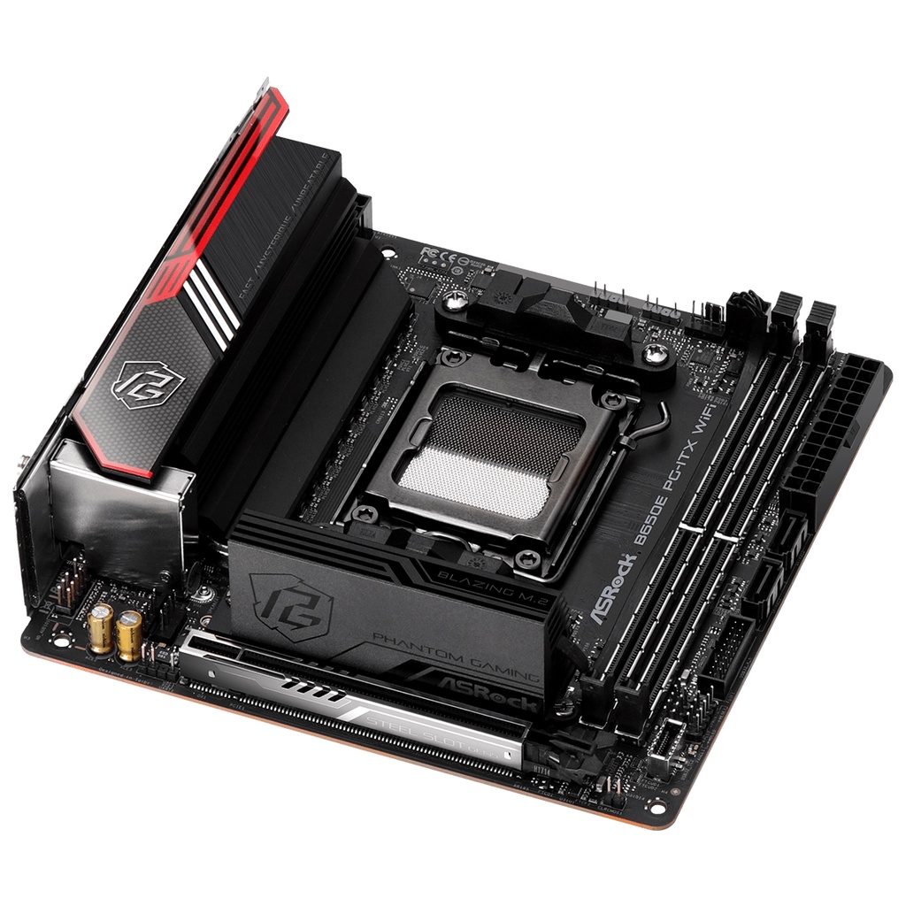 ASROCK B650E PG-ITX WIFI | MOTHERBOARD AMD B650 AM5 DDR5 M ITX