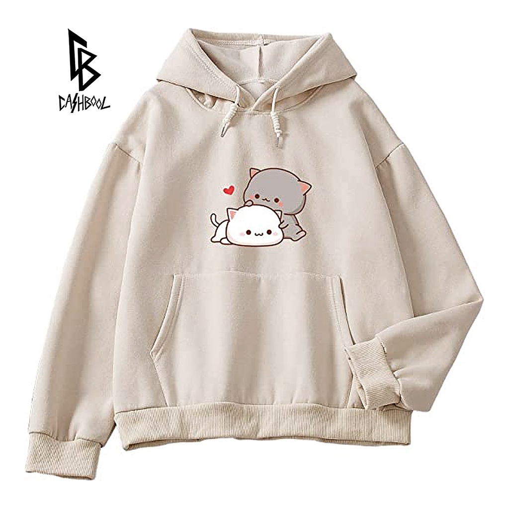 CASHBOOL HOODIE CUTE Fleece Basic OverSize Unisex ( M - XXL )