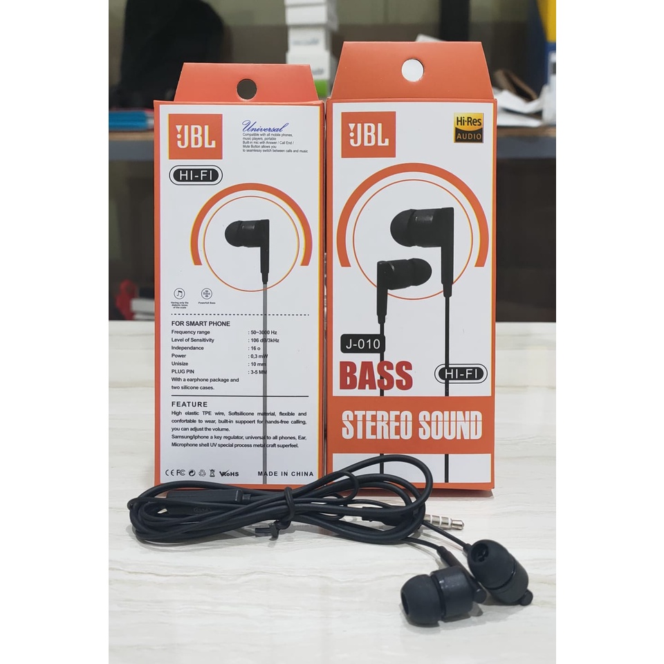 HF / Headset JBL J-010 Bass Stereo Sound