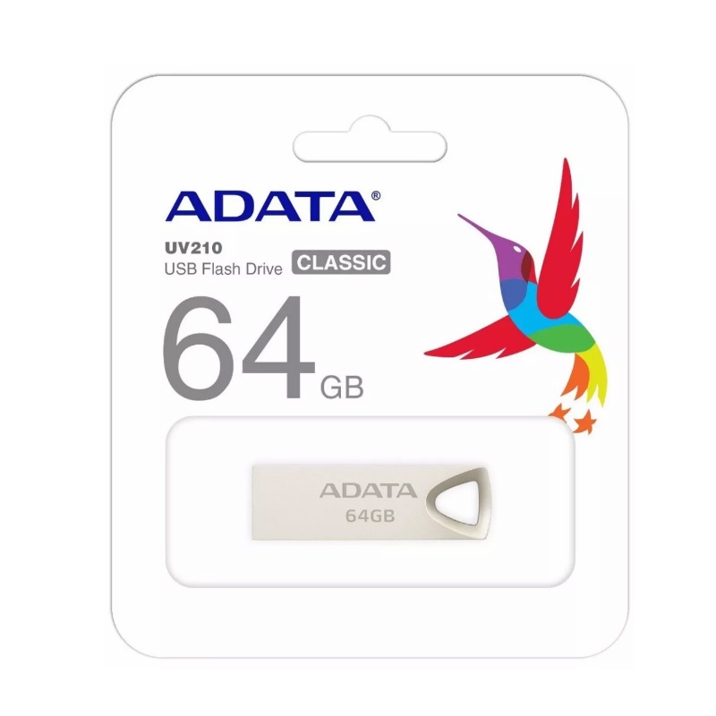 Flashdisk Adata USB3.0 Flashdisk 64GB Flash Drive Metal Portable Memory Stick U Disk PC Kapasitas Nyata Penyimpanan Aman