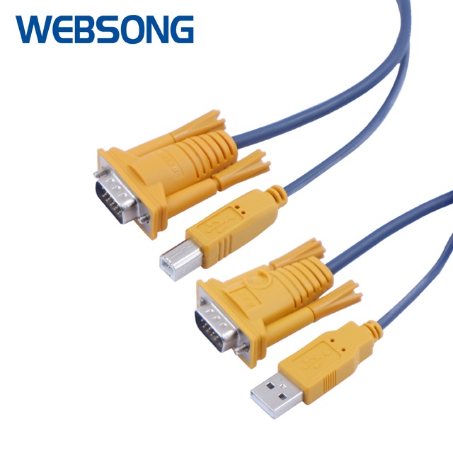 Kabel KVM USB (VGA, USB Printer) 1.5M Websong