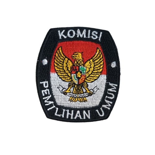 Logo KPU bet emblem bordir