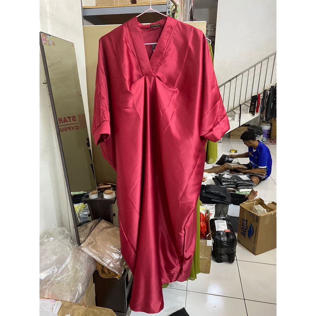 9623# kaftan fashion muslim/baju muslim/kavana kaftan/kaftan satin