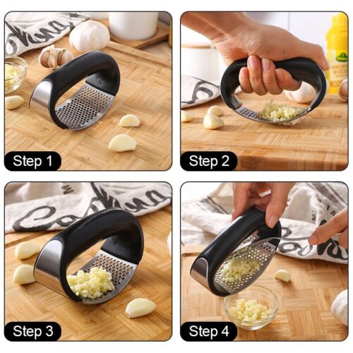 Alat Penghancur Bawang Putih Bahan Stainless Steel Garlic Chopper