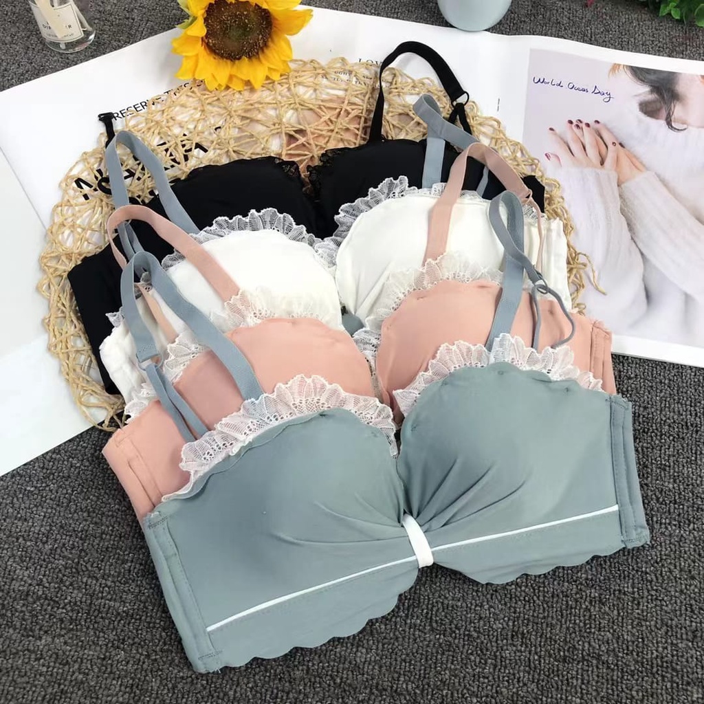 BRA / BH WANITA 2201 TIDAK ADA KAWAT BUSA TEBAL SIZE 32-38 TANPA KAWAT PAKAIN DALAM WANITA BAHAN IMPORT