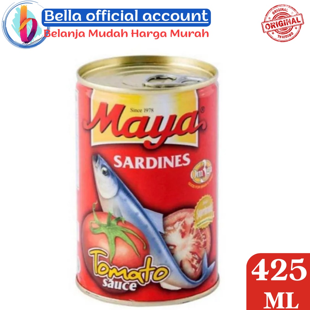 

Maya Sarden Saus Tomat Makanan Kaleng 425 gr