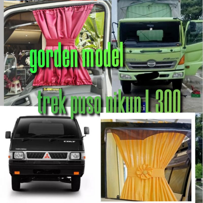TIRAI PINTU MOBIL GORDEN PINTU MOBIL TRUK FUSO HINOAksesoris mobil tirai gorden pintu mobil Gorden p