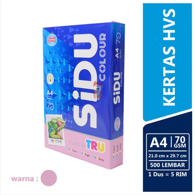 SIDU A4 70G PINK .ds.