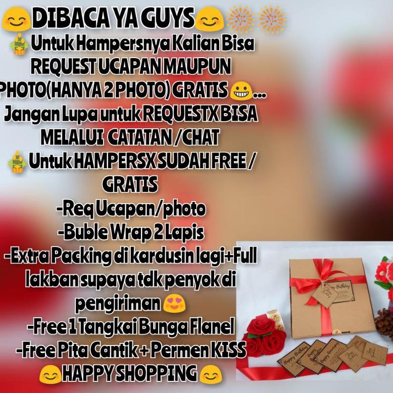 

Sale Hampers Cowo /Kado Ulang Tahun/Wisuda Cowo/Graduation Gift Box/Anniversary Ac19