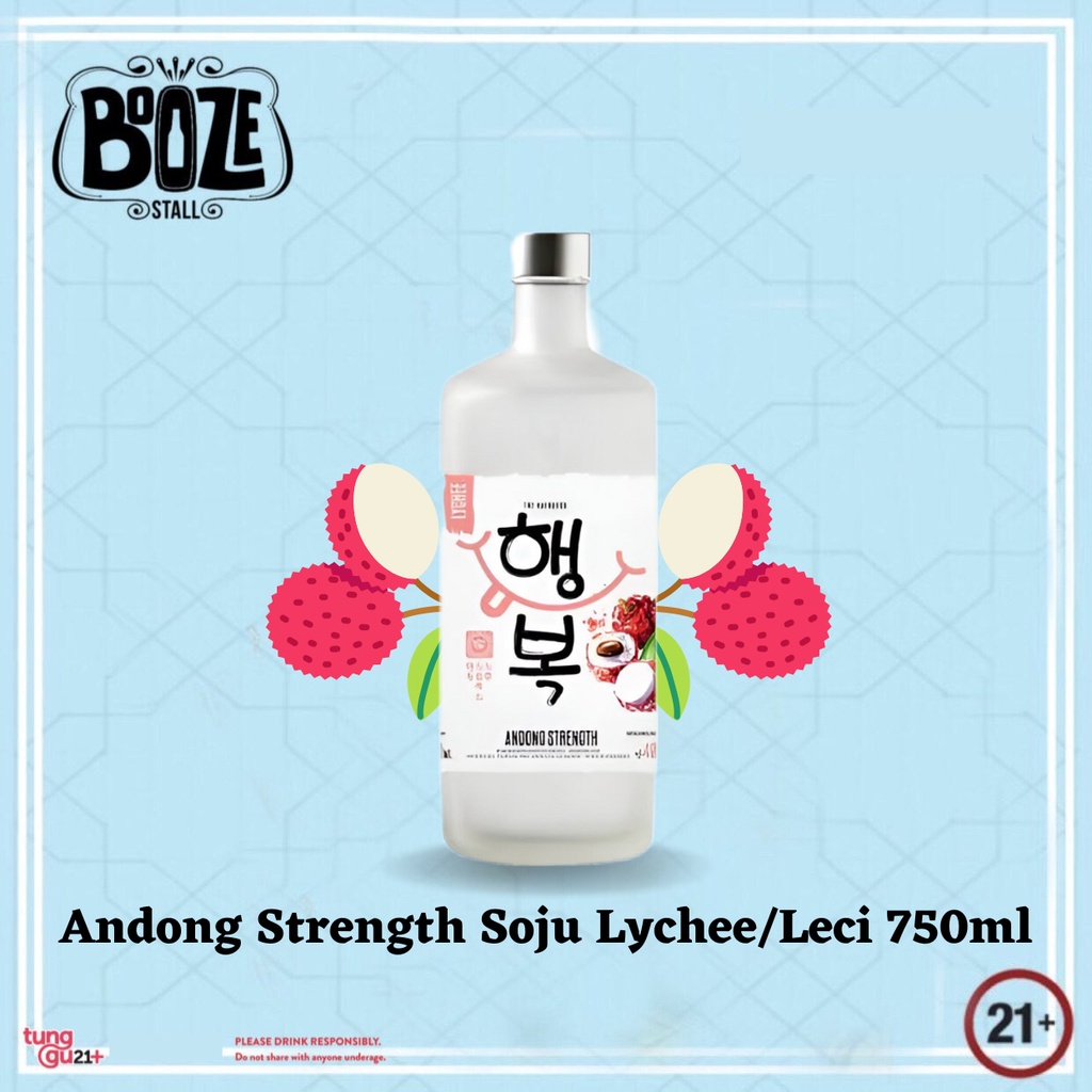Jual Andong Strength Soju Lychee Leci 750ml Shopee Indonesia