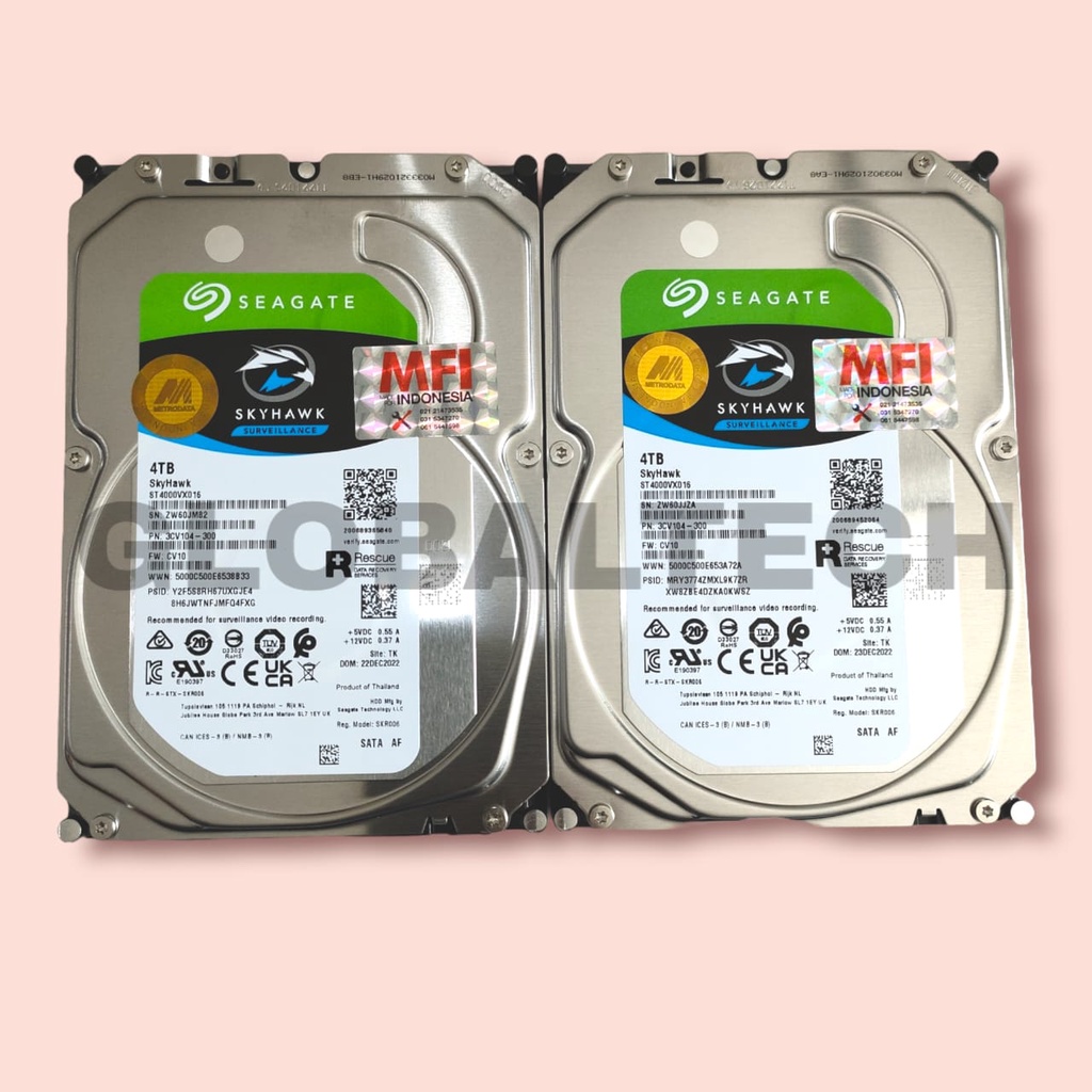 HARDDISK 4 TB MFI SKYHAWK GARANSI 3 TAHUN RESMI