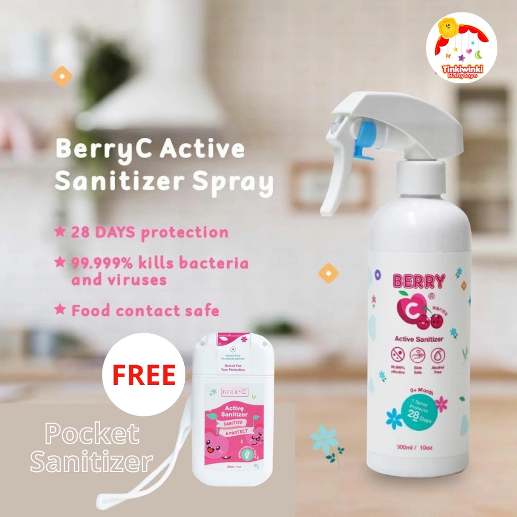 BerryC Active Sanitizer Water Non Alcohol 300ml