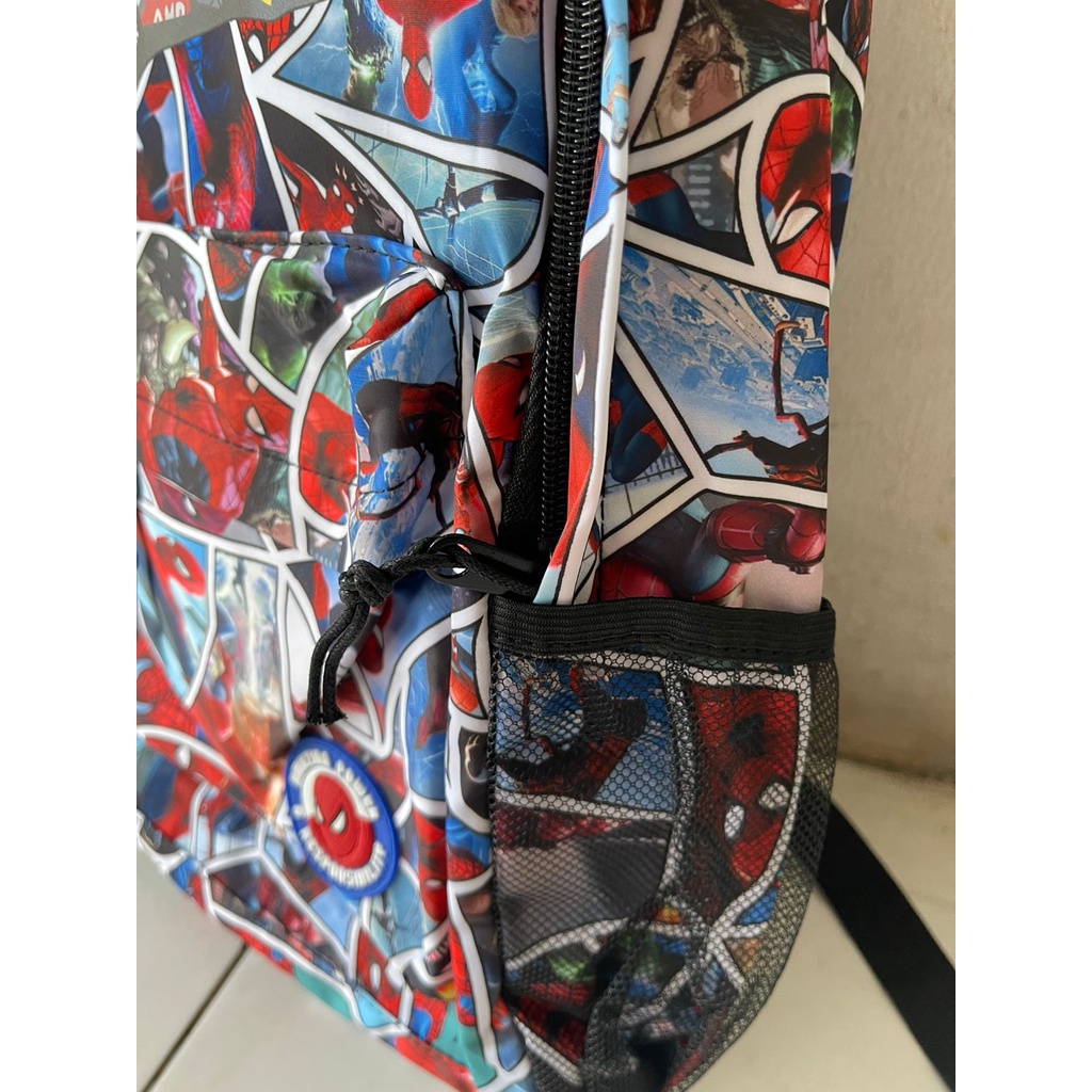 TAS RANSEL ANAK SPIDERMAN MINECRAFT/ TAS RANSEL ANAK SEKOLAH BESAR