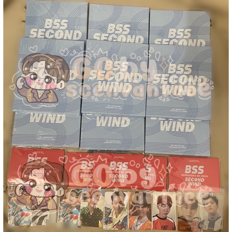 READY STOCK BSS SECOND WIND REGULAR WEVERSE SOUNDWAVE KTOWN SEUNGKWAN DK HOSHI