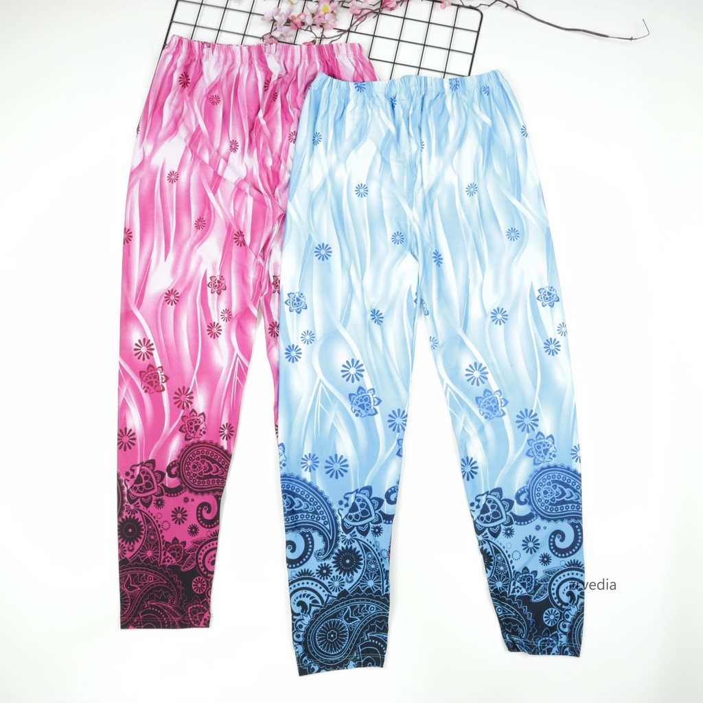 Legging Wanita Motif uk. JUMBO / fit to XXL Celana Panjang Wanita Leging Big Size Ketat Xtra Large