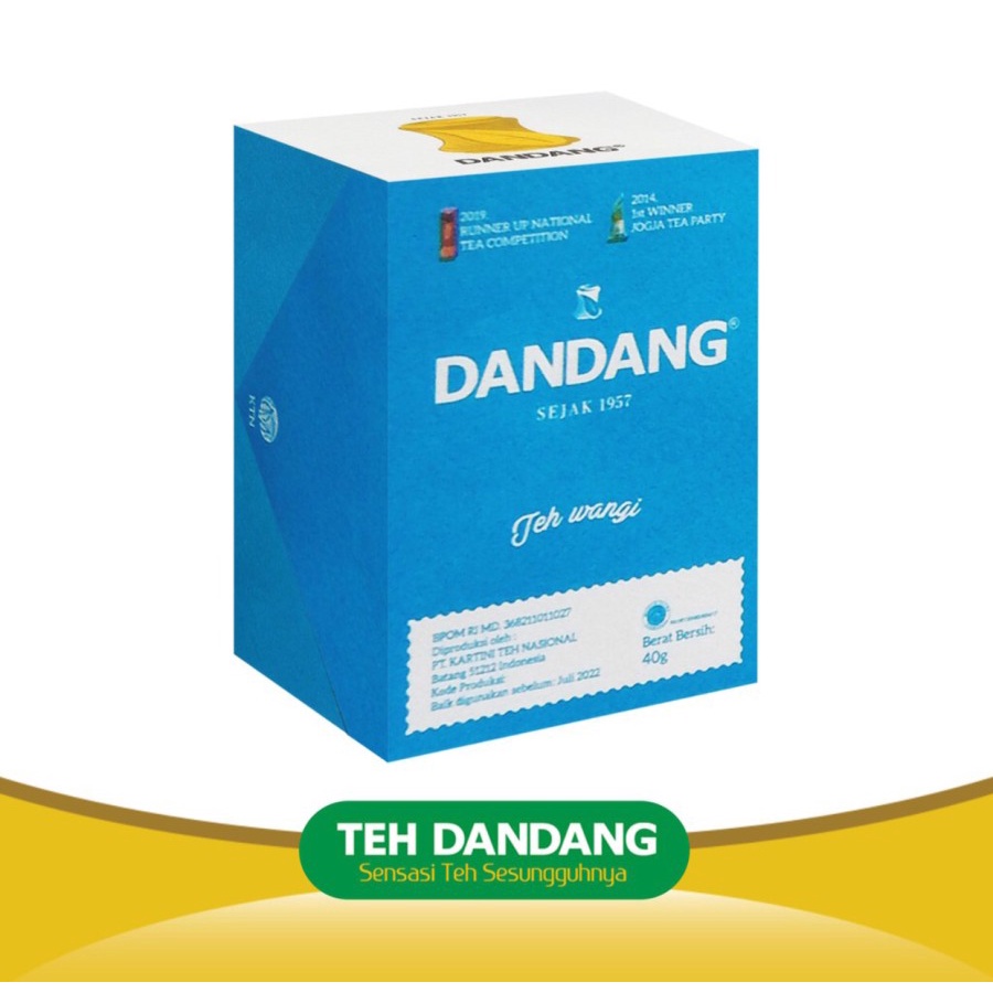 Teh Dandang Biru 40gr Teh Tubruk Daun Teh khas Jawa Tengah