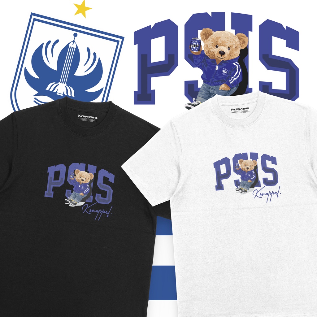 Kaos PSIS Semarang "Bear Beer PSIS - " -Kaos /Kaos PSIS Liga 1/Kaos Semarang Football/Kaos Suporter/
