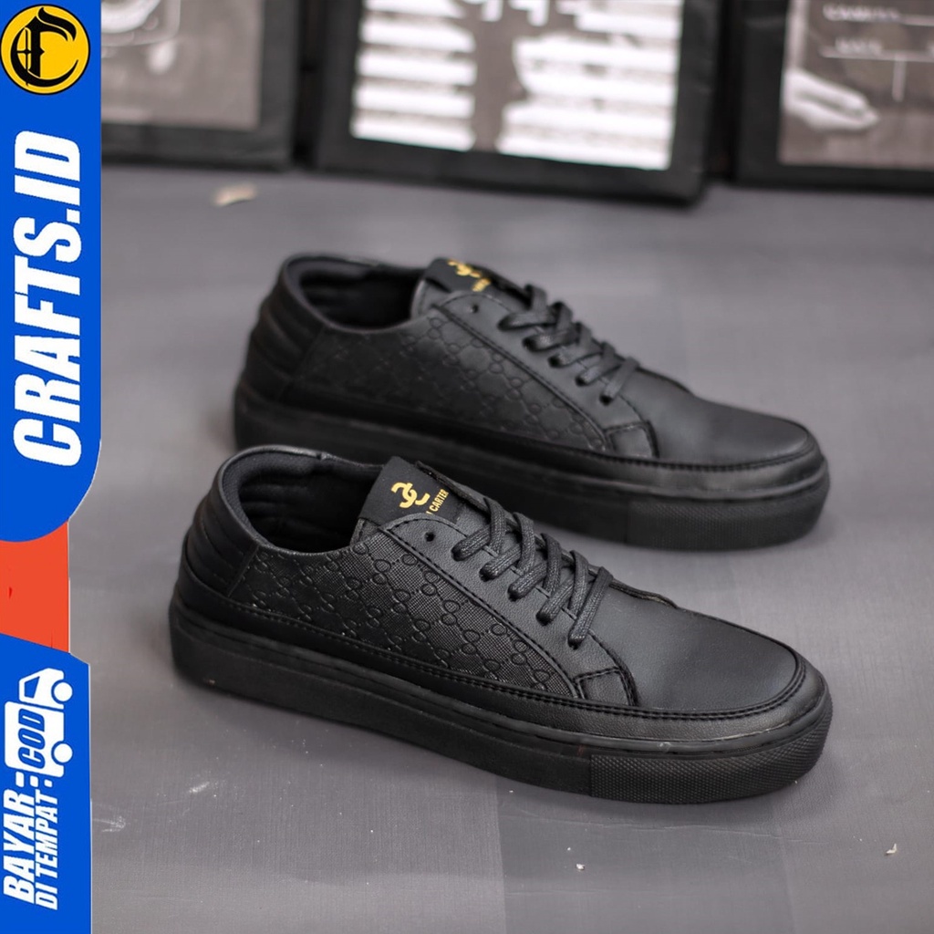 Sepatu Casual Pria Sepatu Sneakers Hitam Kerja Crafts Coyote