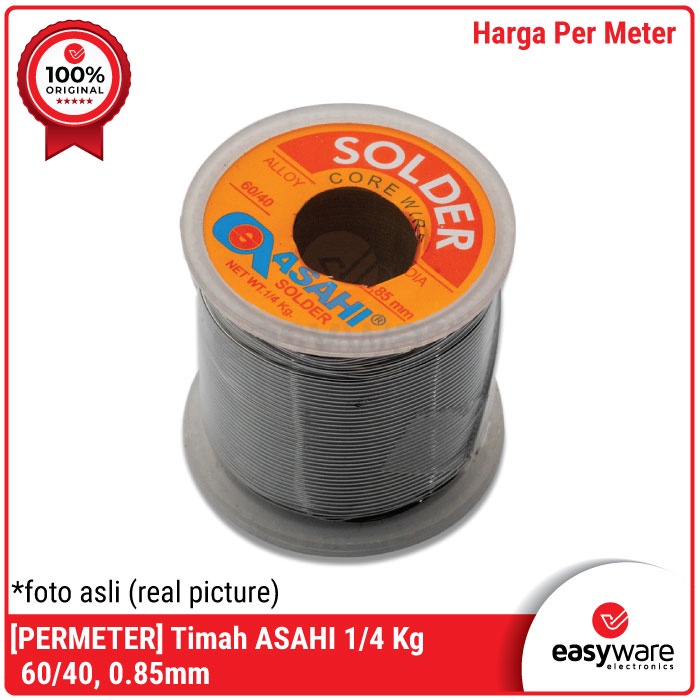 Timah ASAHI 0.85mm 60/40 Per Meter Core Wire ASAHI Timah 0.85 mm