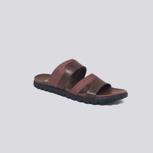 ALLEN X ZAGIB LEATHER | Sandal Pria Kulit Asli Slide 38-43 / Sendal Cowo Bapa Bapa Simple