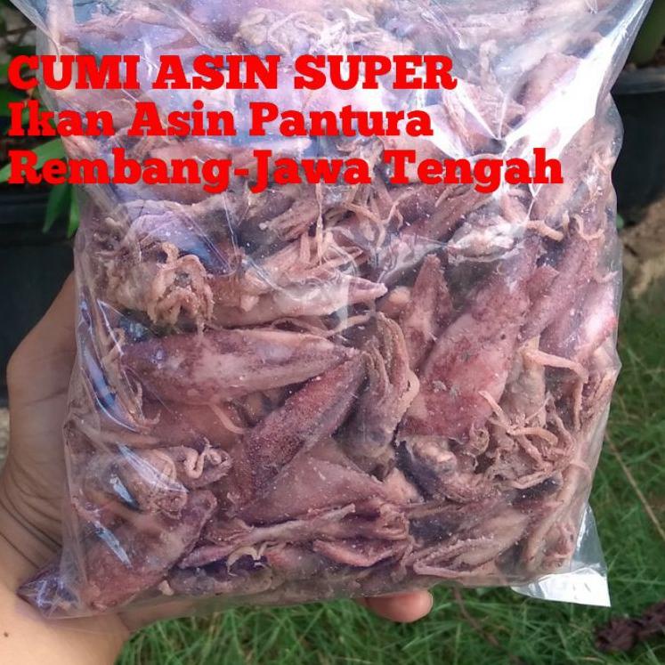 

Di⚡kon !! Cumi asin kering 250gram