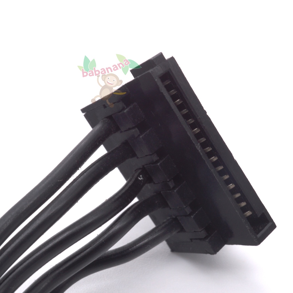 6 Pin Mini to Sata 15 Pin Power For Dell Kabel Adapter Converter HDD Disk SSD