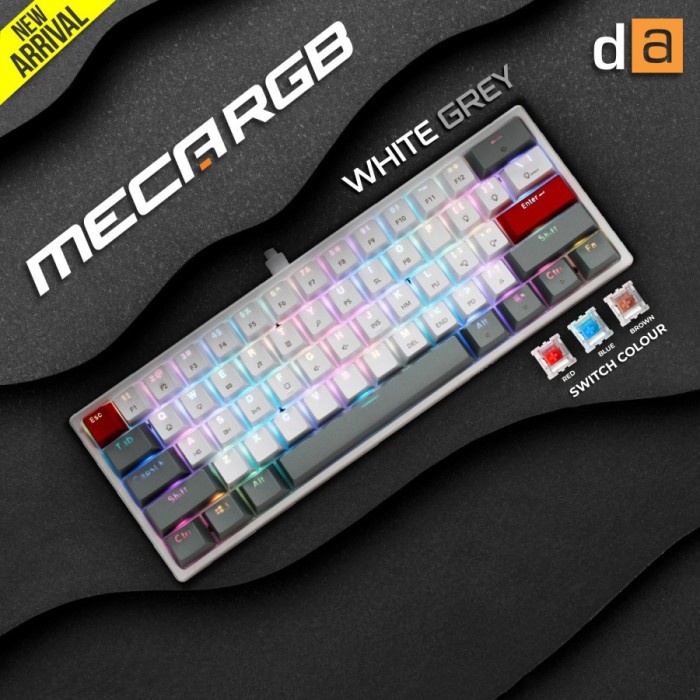 Best Seller Keyboard Digital Alliance Meca 6 Rgb - Keyboard Gaming Da Meca 6 Rgb