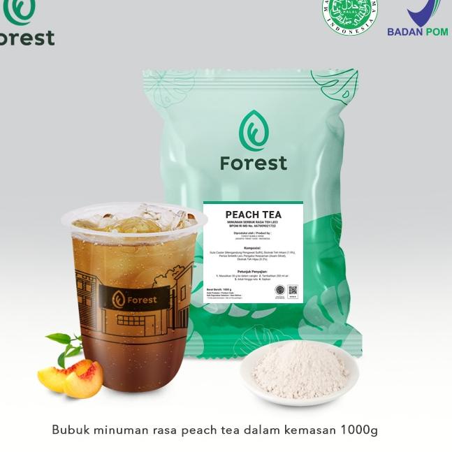 

Viral✅ COD✔️ Bubuk Minuman Peach TEA Powder 1000g - FOREST Bubble Drink