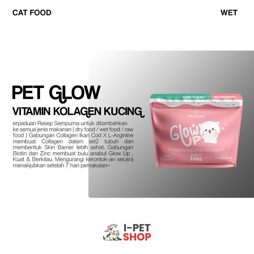 Esg - Petglow Glow Up with Collagen/Vitamin Bulu Kucing