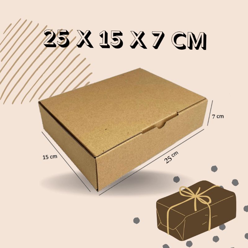 

Box 25x15x7 Kardus DIE CUT BISA UNTUK TOPLES KUE KERING 350gr HAMPERS lembaran giftbox