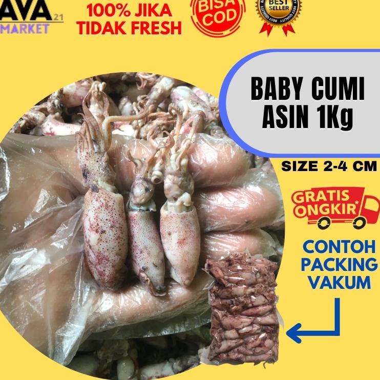 

(♥C6369] Baby Cumi Asin Baby Fresh 1KG