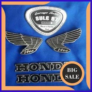 emblem tangki honda cb 100 cb 125 bahan almunium 1M4R23 onderdil