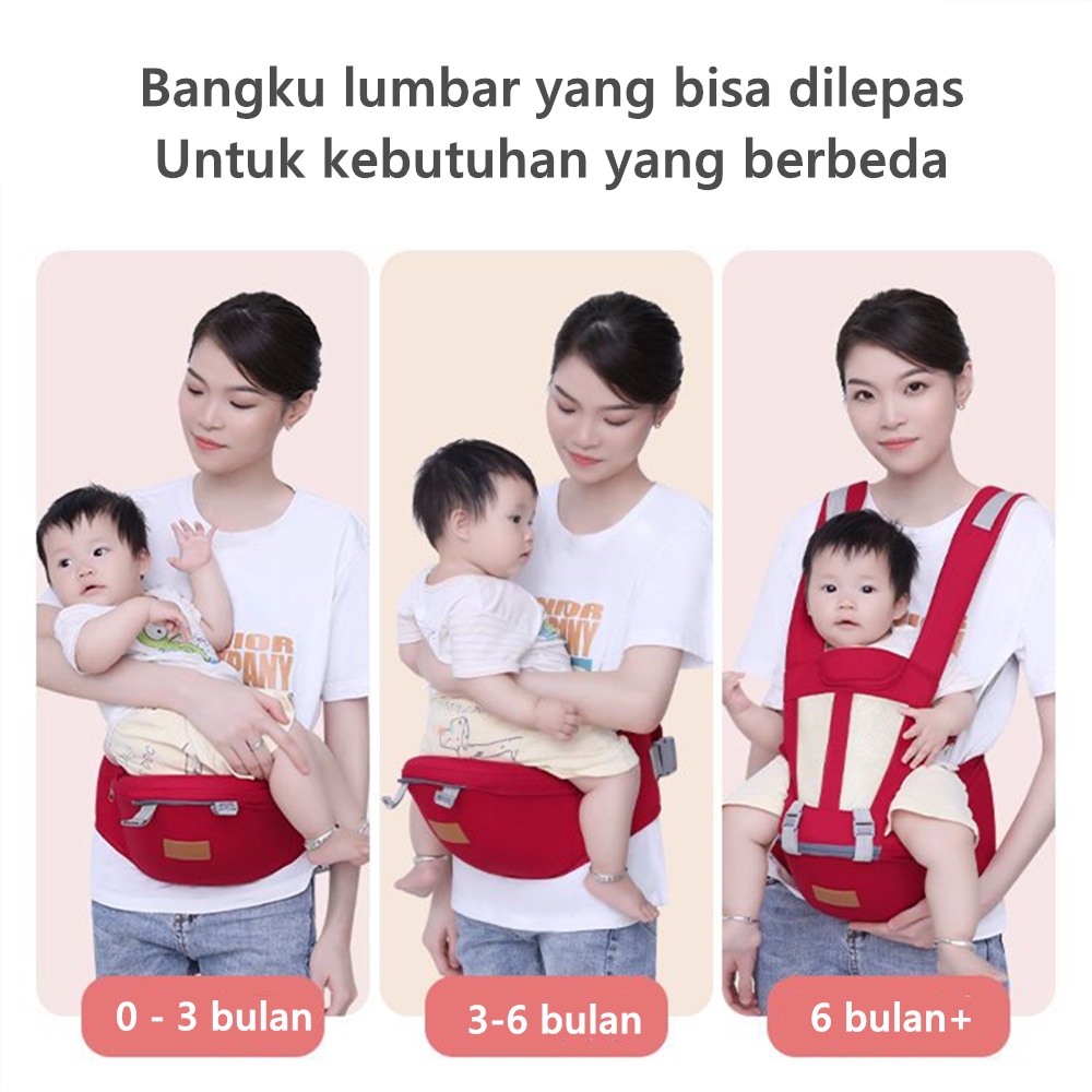 Gendongan Bayi 0-36 bulan / Gendongan Bayi Depan Hipseat / Baby Carrier / Hipseat Bayi Tuturul / Perlengkapan Bayi