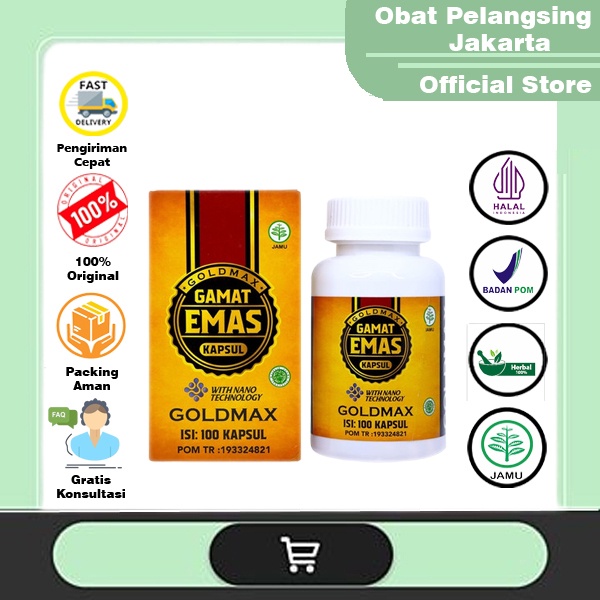 BISA COD | Goldmax Gamat Emas Kapsul - Obat Multikhasiat Segala Penyakit Walatra Gamat Kapsul Asli 1