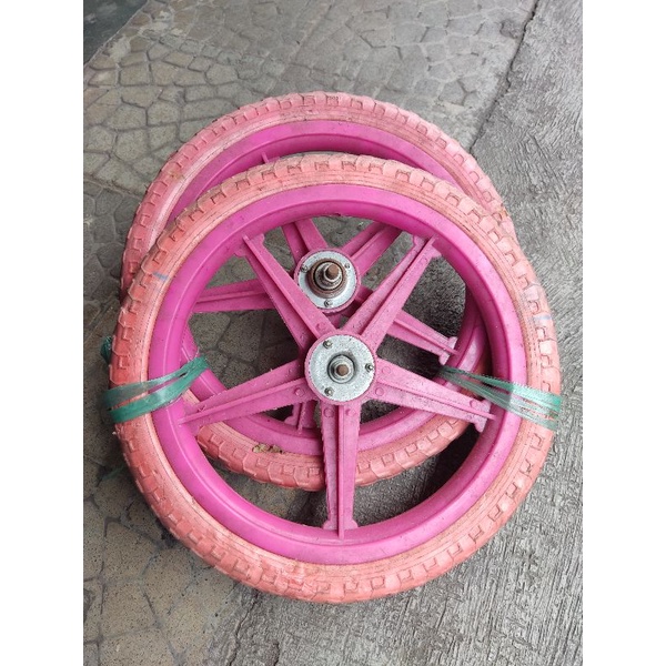 velg RIMS 16 sepeda anak warna pink Minion bmx