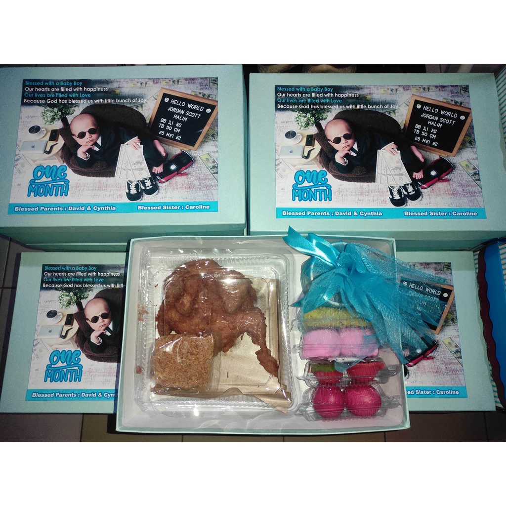 

Ayam manyue komplit dan Mug packaging Hardbox bisa request Tema dan pakai foto Baby PROMO