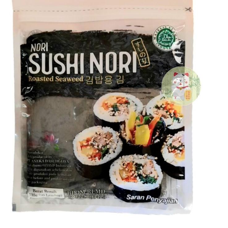 

֍ Nori Sushi Nori Roasted Seaweed Rumput Laut 50 Lembar ♫