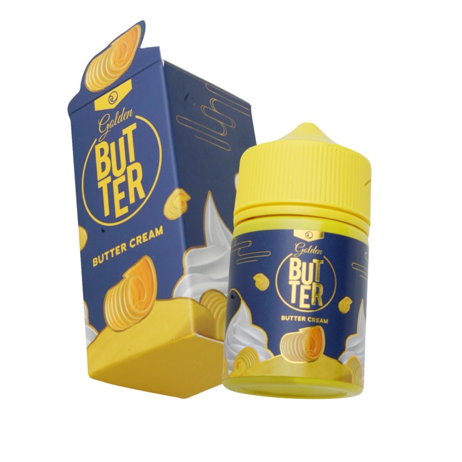 NEW CUKAI 2023 Liquid Vape Golden Butter Cream 3MG 60ML By Farm Factory X Vapor King