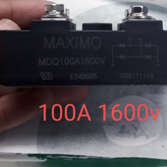 Best Seller Dioda Bridge Diode Bridge 100A 1600V Maximo Mdq100A1600V 1Phase