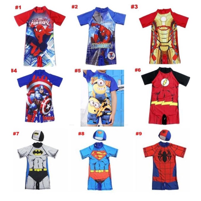 Baju Renang Anak Laki COWOK Pakaian Renang Swimsuit Swimwear