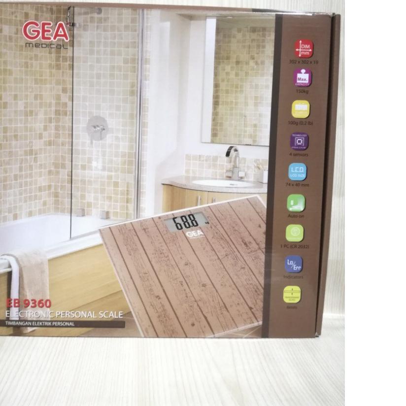 ❉ Timbangan Badan Digital GEA EB 9360 (EB 1623 ) / Timbangan Digital GEA / Timbangan GEA ℮