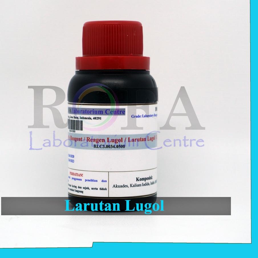 ☑ Larutan Lugol / Lugol Solution / Reagen Lugol / Larutan Uji Amilum 100 mL ♢