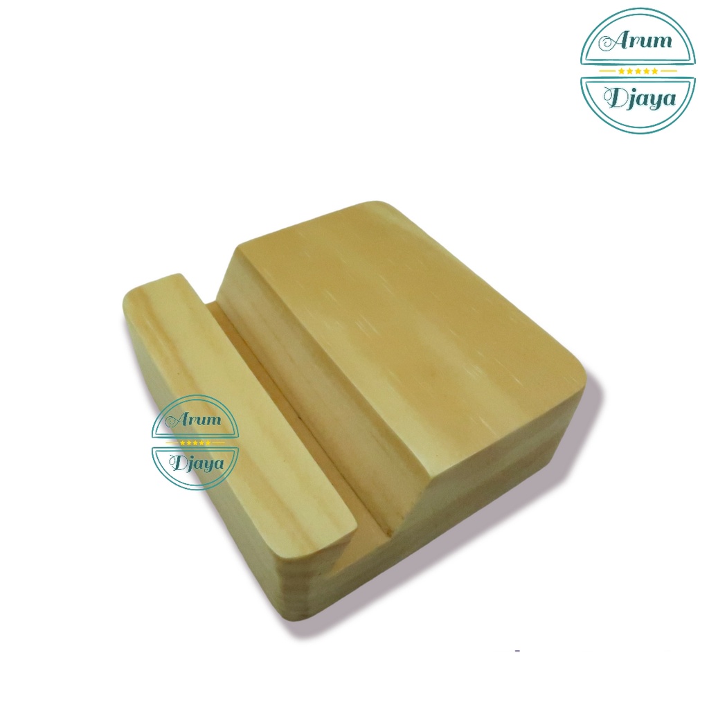 Stand Hp Kayu Stand Hp Display Hp Kayu Tempat Pajangan Hp Dudukan Hp Hp Holder Wooden Handphone Holder