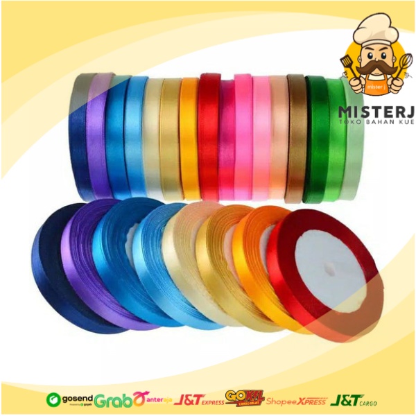 

Son | Pita Kado | Pita Ulang Tahun | Uk 3/8 inch | 9 MM | All Varian Warna Lengkap | Pita Hiasan | Pita Kado