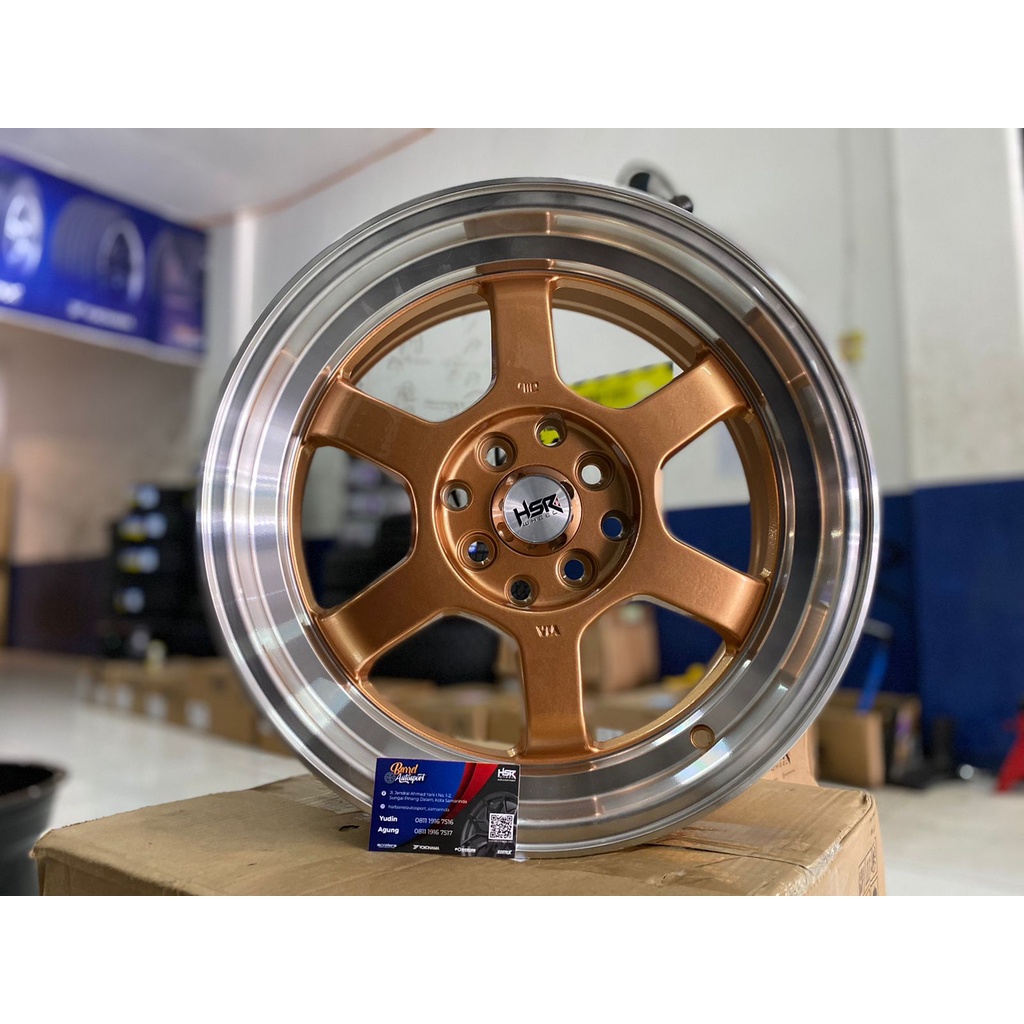 velg TOKYO RIFU HSR Ring 16 lebar 7/8 cocok buat mobil agya, sigra, ayla,